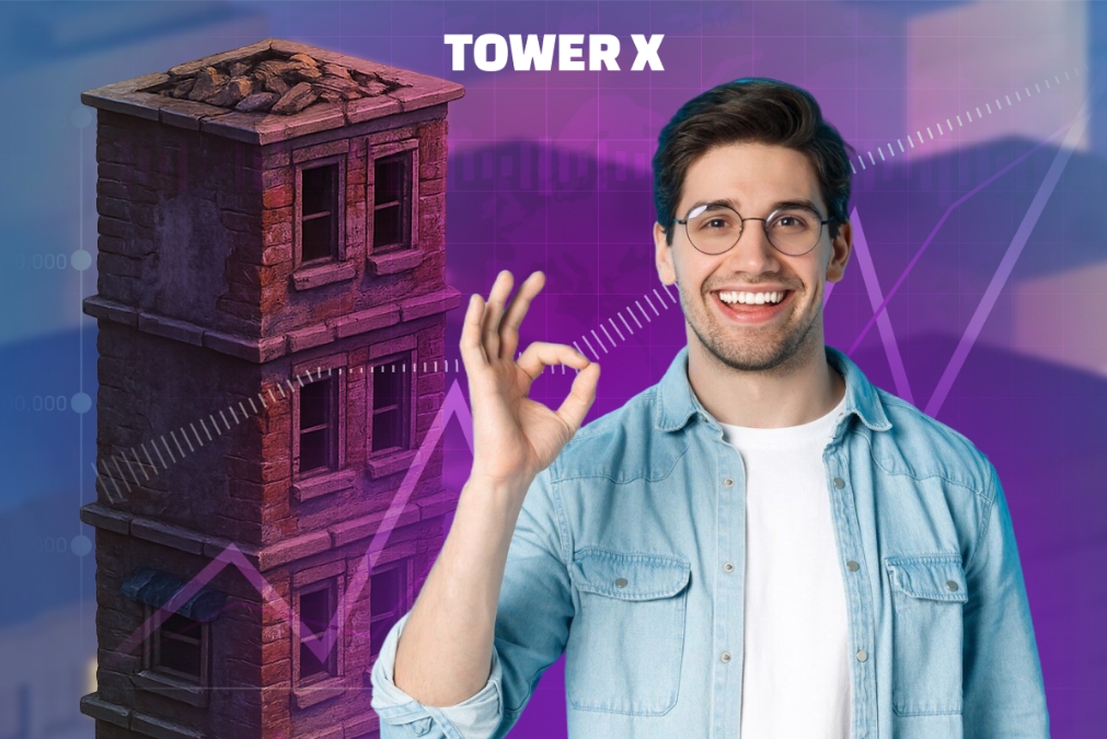 An announcement for Tower X, a new game set to release soon, capturing the interest of the gaming community.